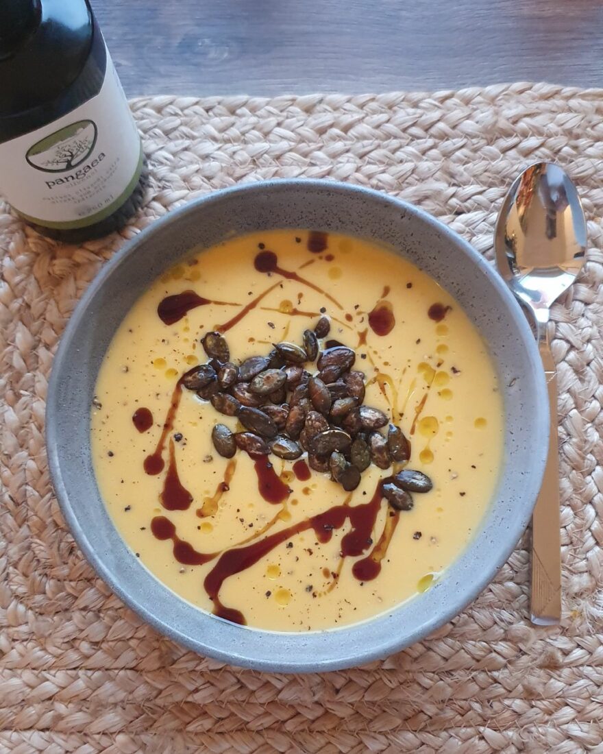 Cremige Butternut-Kürbis Suppe