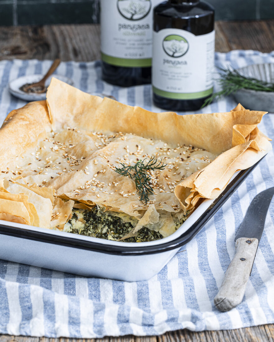 Spanakopita Rezept - griechischer Spinatkuchen